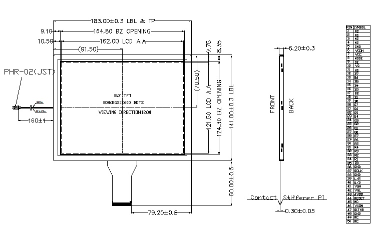 ZW-T080QGH-07 outline drawing