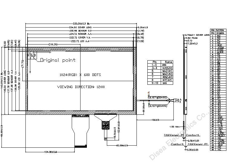 ZW-T101BAH-09CP outline drawing